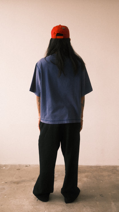 Ocean Wash Blue Short Sleeve Tee (Pre Order)