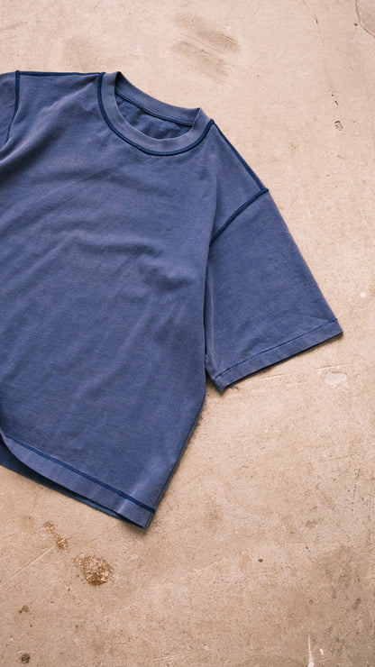 Ocean Wash Blue Short Sleeve Tee (Pre Order)