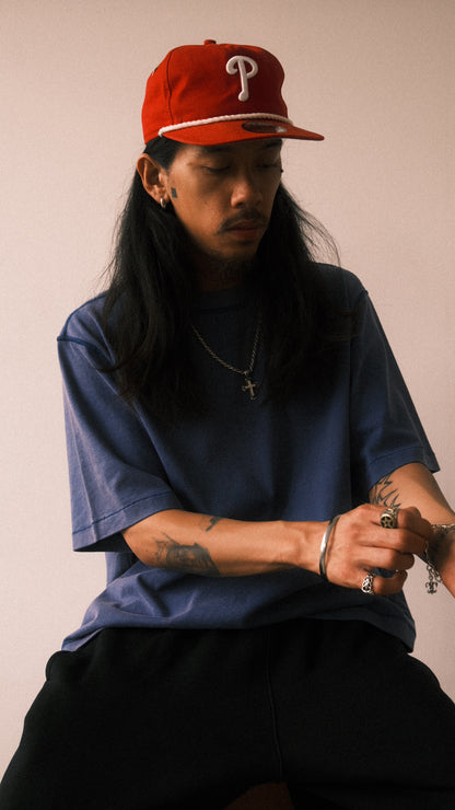 Ocean Wash Blue Short Sleeve Tee (Pre Order)