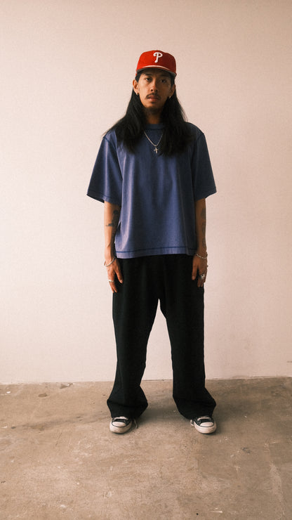 Ocean Wash Blue Short Sleeve Tee (Pre Order)