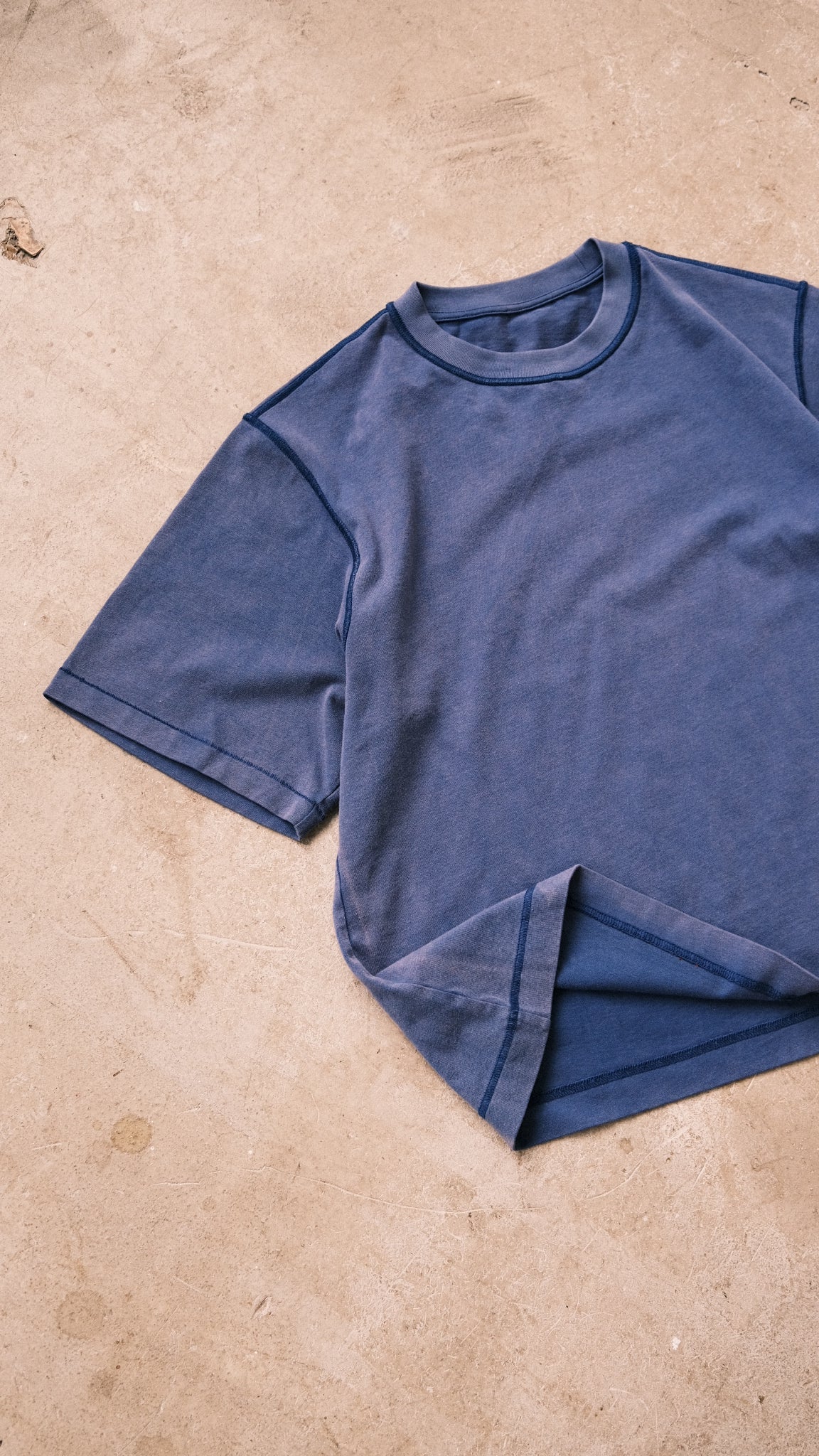 Ocean Wash Blue Short Sleeve Tee (Pre Order)