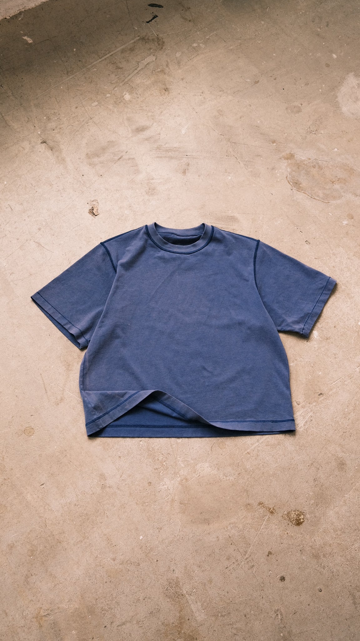 Ocean Wash Blue Short Sleeve Tee (Pre Order)
